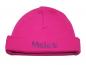 Preview: Babymütze mit Namen pink