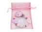 Preview: Schnullerkette mit Namen rosa Verpackung