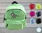 Preview: Rucksack mit Namen Affe - verschiedene Farben