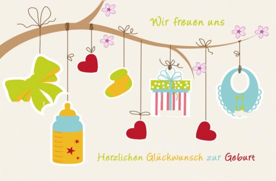 Glückwunschkarte Geburt 2