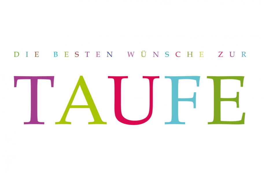 Glückwunschkarte Taufe