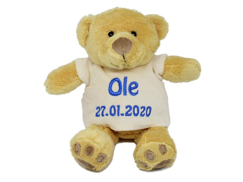 Kuschelbär mit Namen bestickt