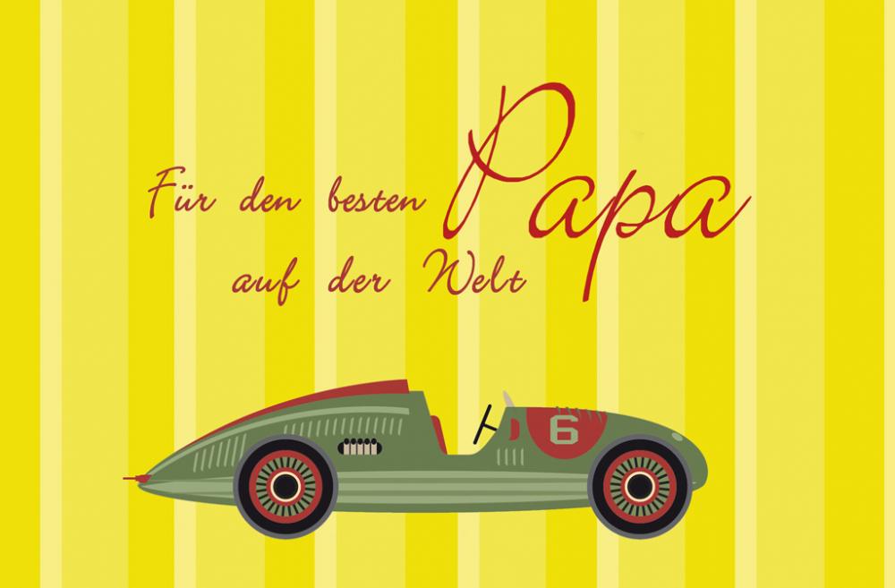 Glückwunschkarte Papa