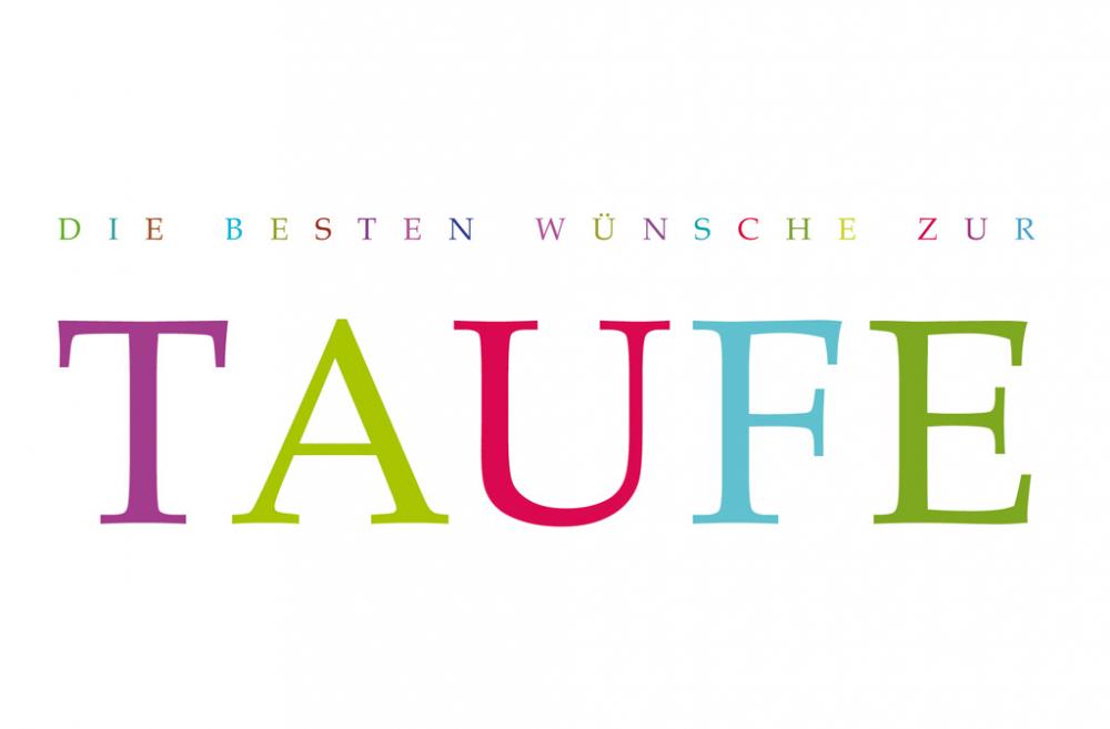Glückwunschkarte Taufe